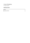 Council Workshop agenda 27 November 2025 preview