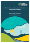 Climate drivers and seasonal outlook for the Wellington Region - Summer 2025-26 summary Autumn 2026 outlook preview