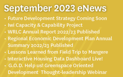 September Pānui – Wellington Regional Leadership Committee News & Update